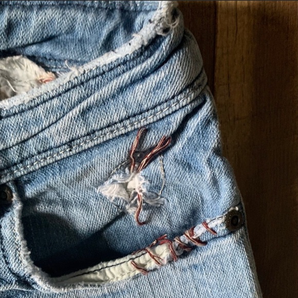 Heritage 1981 Distressed Jean Shorts - Picture 5 of 7